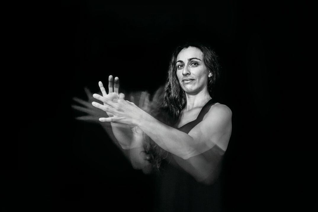 Portrait of a Czech woman actress and speech coach in her 40s