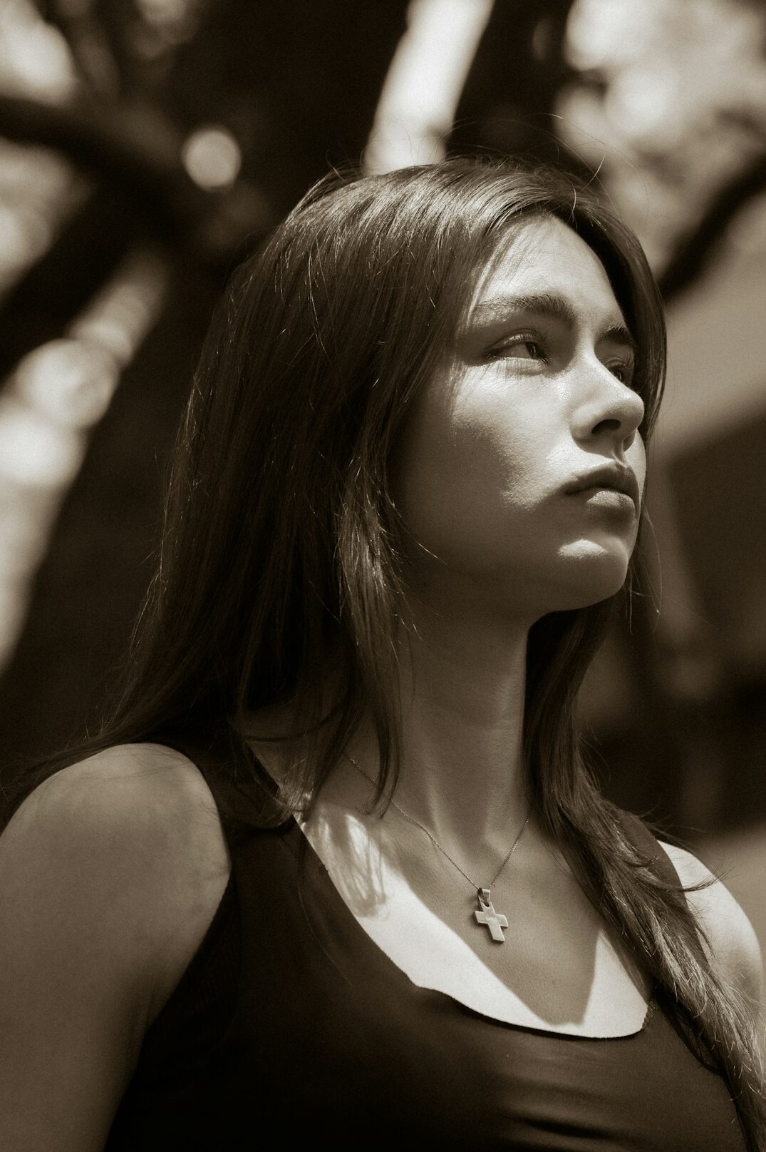 Portrait of a young Czech woman smiling