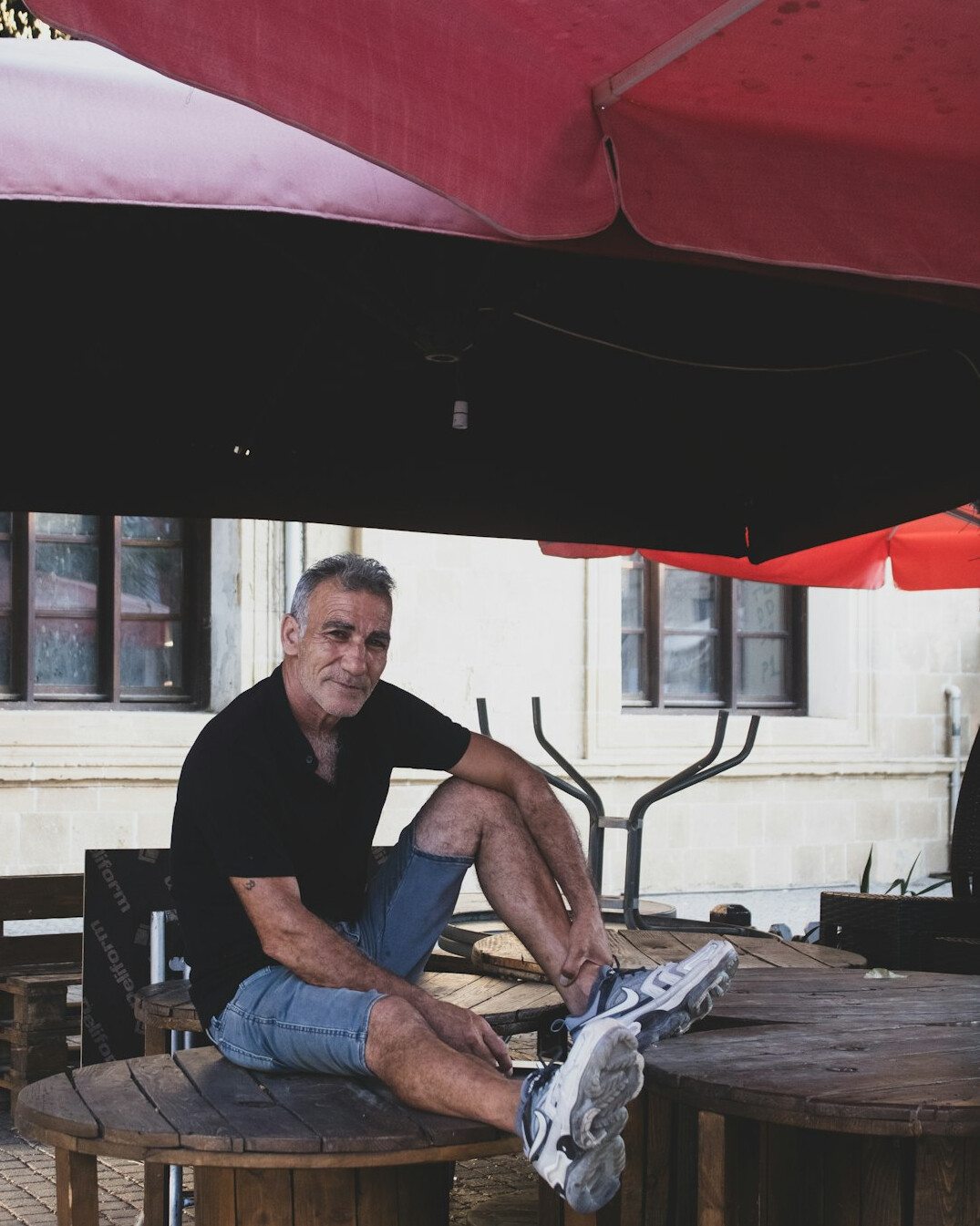 Portrait of a middle-aged Czech man in business casual clothing